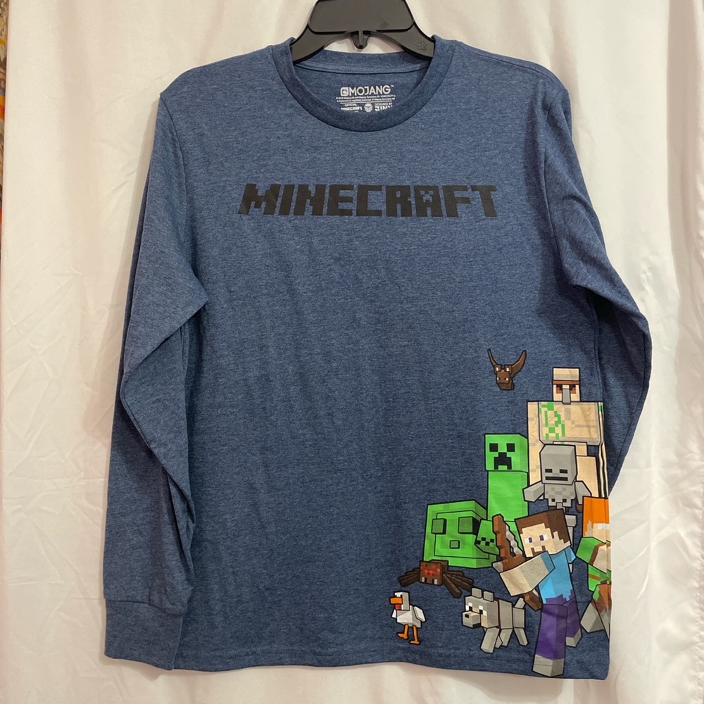 SOLD // Minecraft Long Sleeve T-Shirt